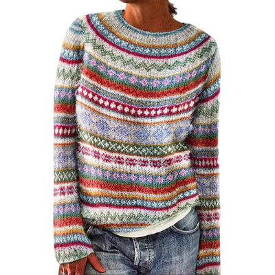 Selena | Colourful Fair Isle Knit Sweater