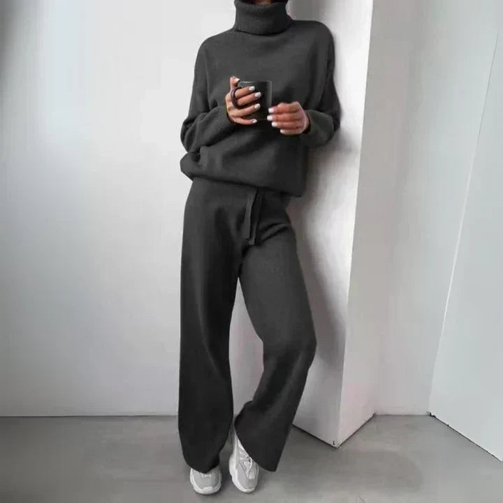 Lina | Cozy Grey Knit Set