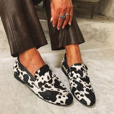 Monique | Cowhide Loafers