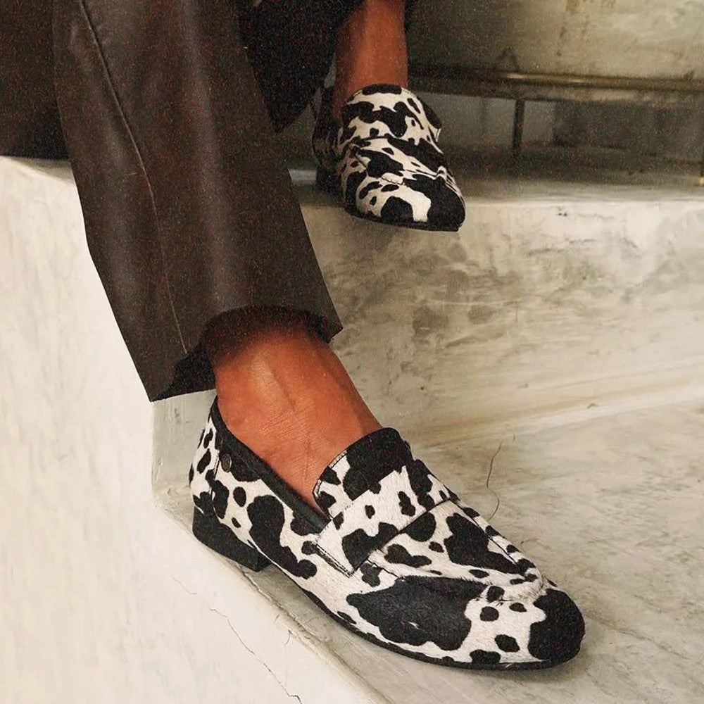 Monique | Cowhide Loafers