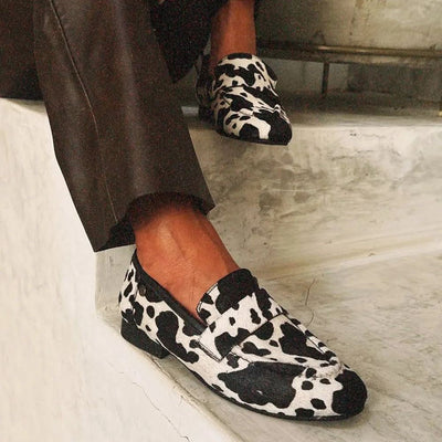Monique | Cowhide Loafers