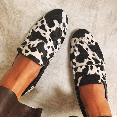 Monique | Cowhide Loafers