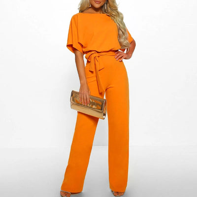 Lucia | Elegant Tie-Waist Jumpsuit
