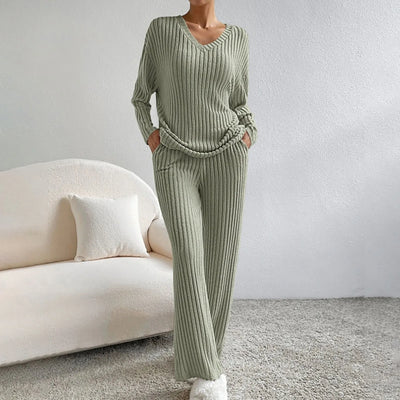 Jasmine | Cozy Ribbed Lounge Set