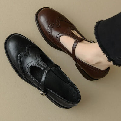Shelby | Classic Brogue Mary Janes