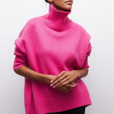 Avery | High Neck Sweater