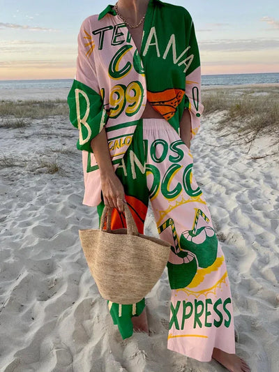 Lauren | Coastal Breeze Two-Piece Set