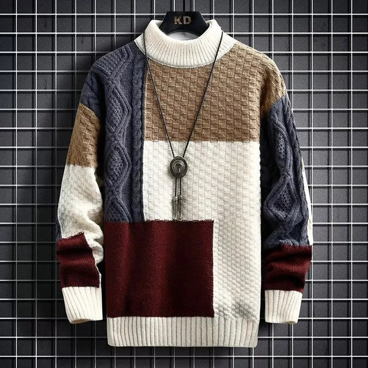 Kevin | Colorblock Knit Sweater