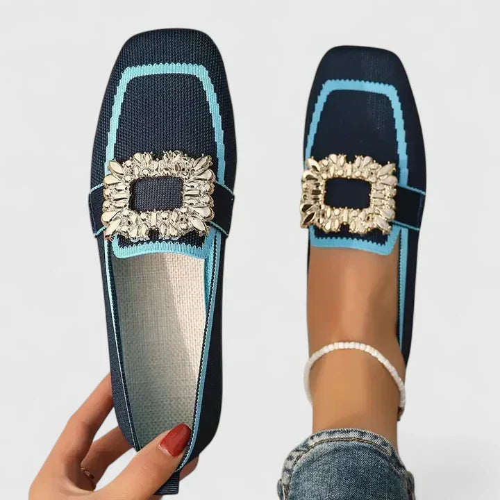 Nikita | Elegant Loafers with Jewel Buckle