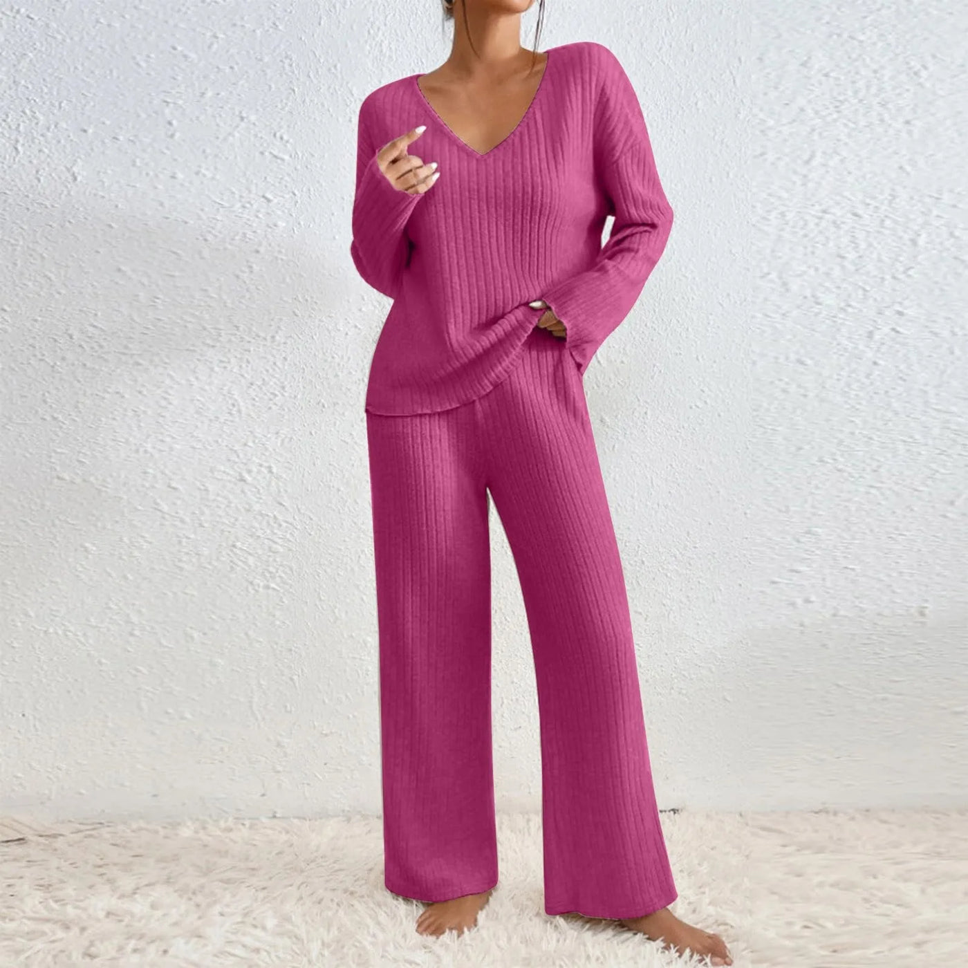 Jasmine | Cozy Ribbed Lounge Set