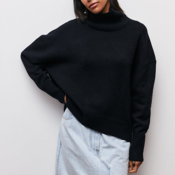 Avery | High Neck Sweater