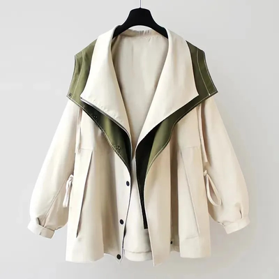 Heather | Two-Tone Layered Jacket