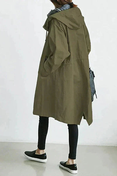 Ellen | Oversized Hooded Coat