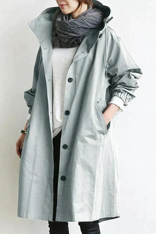 Ellen | Oversized Hooded Coat