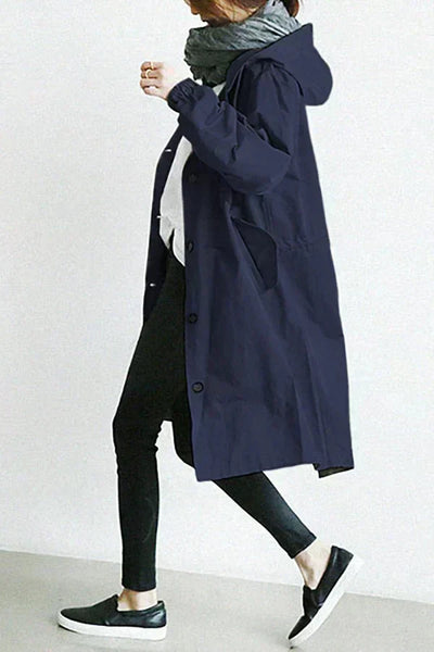 Ellen | Oversized Hooded Coat