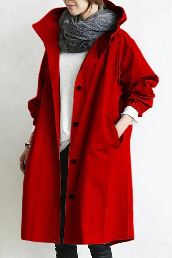 Ellen | Oversized Hooded Coat