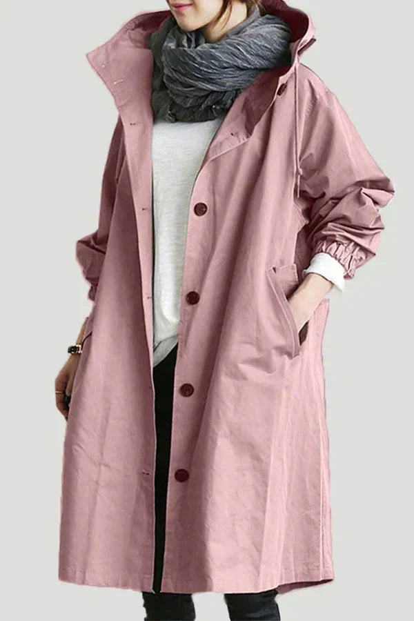 Ellen | Oversized Hooded Coat