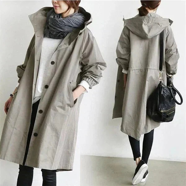 Ellen | Oversized Hooded Coat