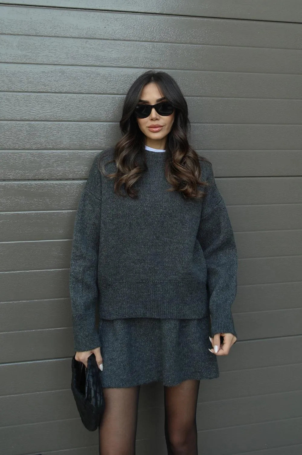 Charlotte | Knit Sweater & Skirt Set