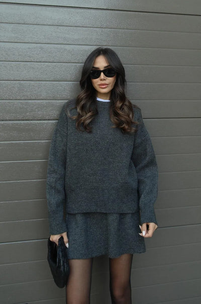 Charlotte | Knit Sweater & Skirt Set