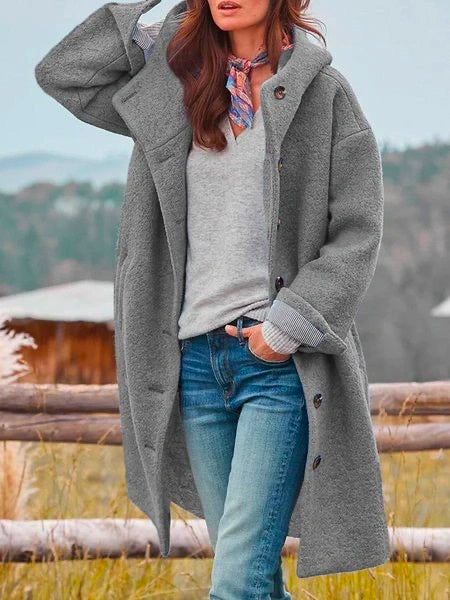 Alexandra | Cozy Hooded Coat