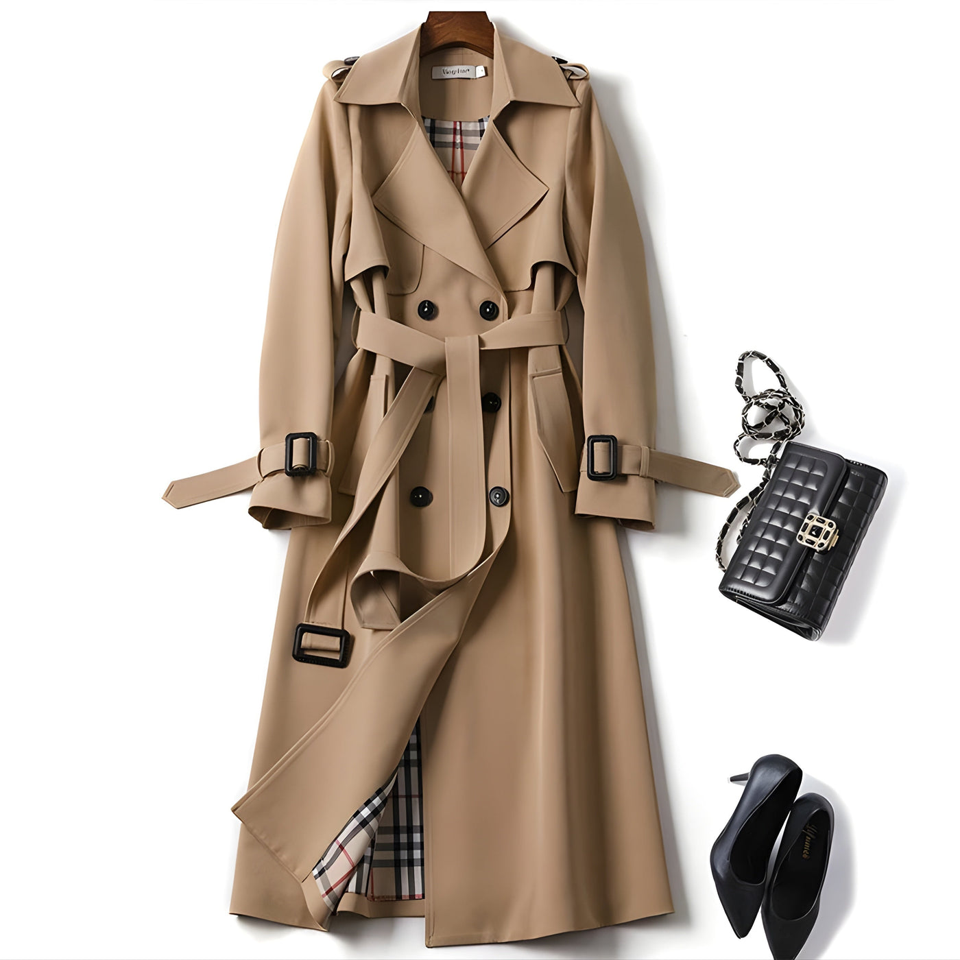 Odette | Elegant Long Trench Coat