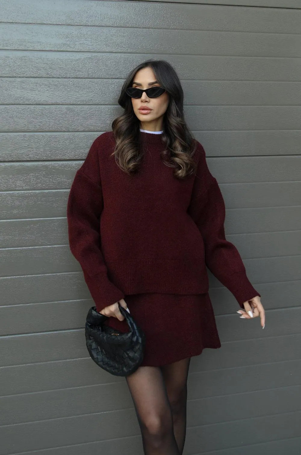 Charlotte | Knit Sweater & Skirt Set