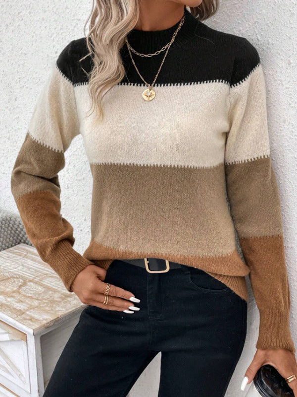 Zoey | Colourblock Knit Sweater