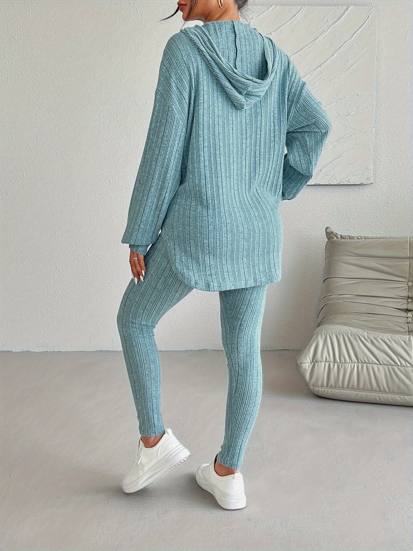 Ingrid | Relaxed Knit Hoodie Set