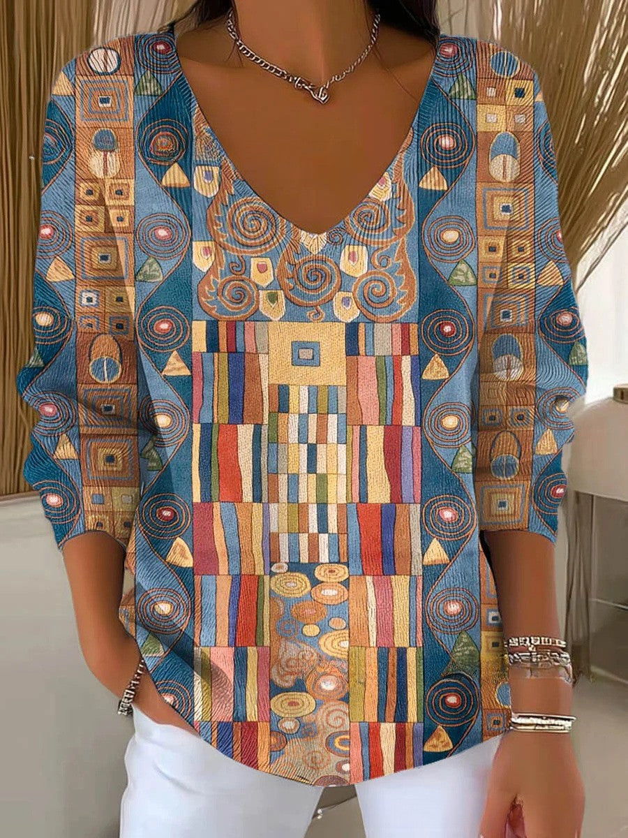 Gabrielle  | Elegant Bloom Blouse