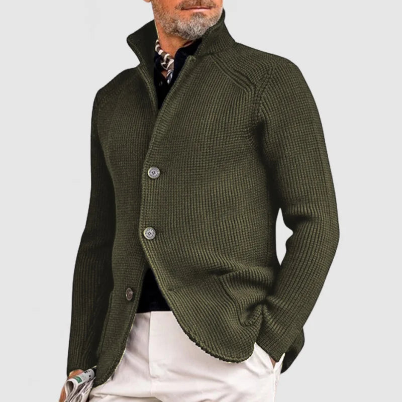 Jason | Knitted Button Cardigan