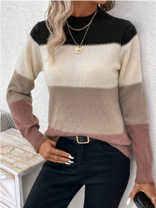 Zoey | Colourblock Knit Sweater