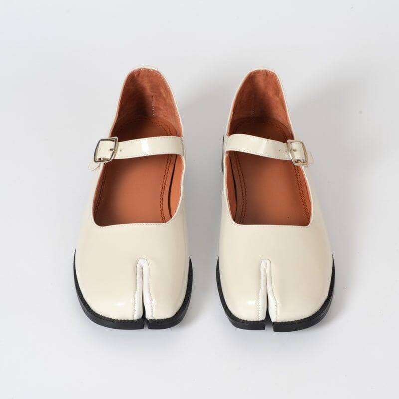 Samara | Artistic Split-Toe Mary Jane Flats