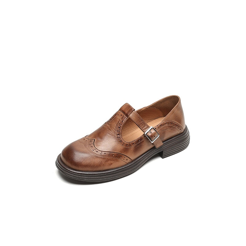 Thea | Vintage Brogue Mary Janes