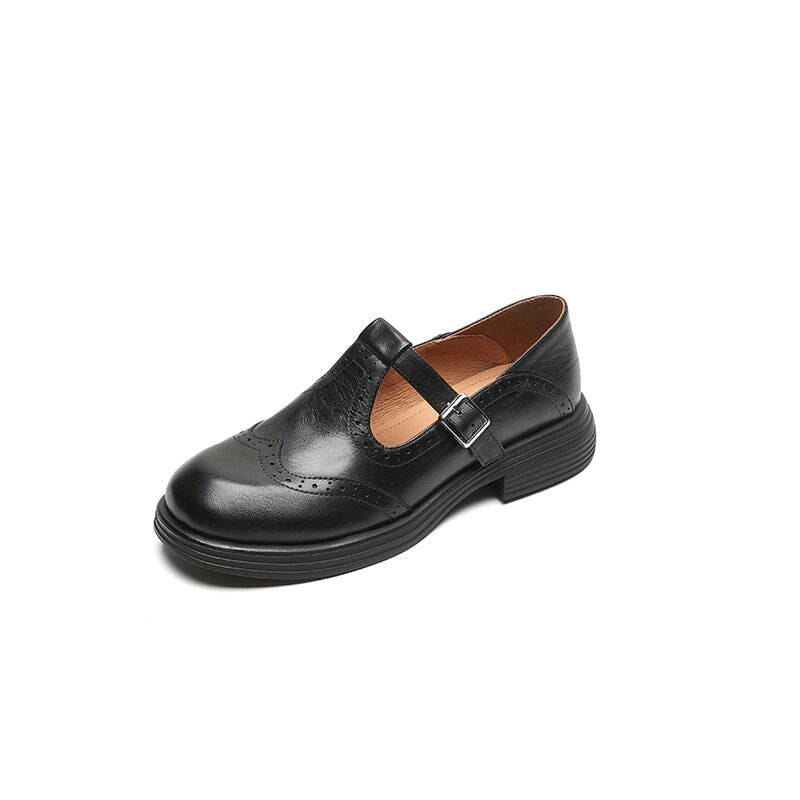 Thea | Vintage Brogue Mary Janes