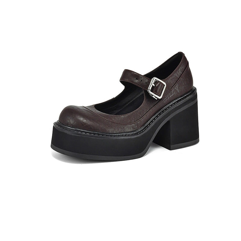 Kiana | Retro Mary Jane Heels