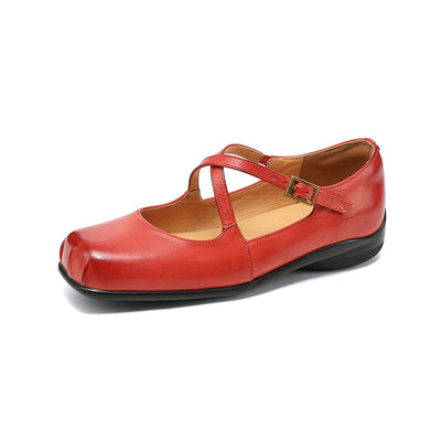 Colleen | Artistic Cross-Strap Flats