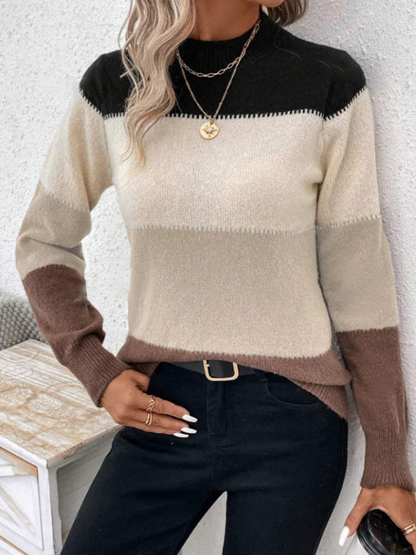Zoey | Colourblock Knit Sweater
