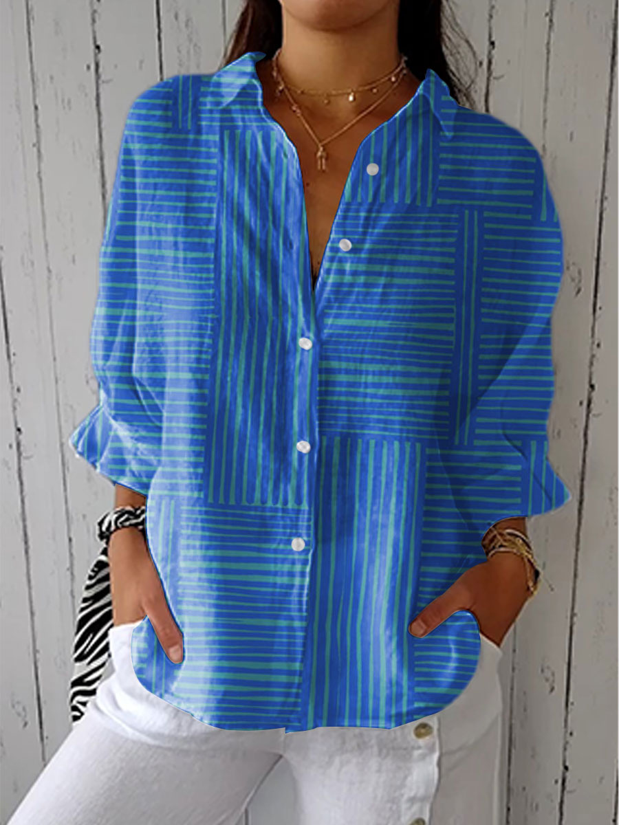 Kennedy | Ocean Lines Blouse
