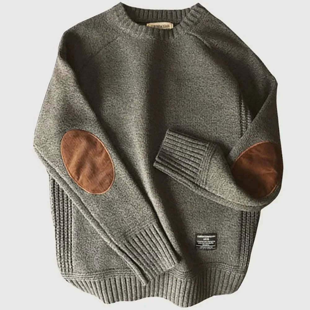 Clayton  | Elbow Patch Sweater