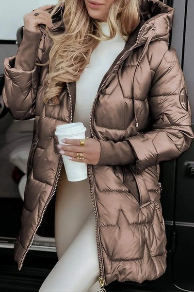 Reese | Metallic Puffer Coat