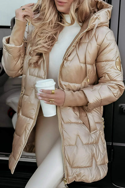 Reese | Metallic Puffer Coat