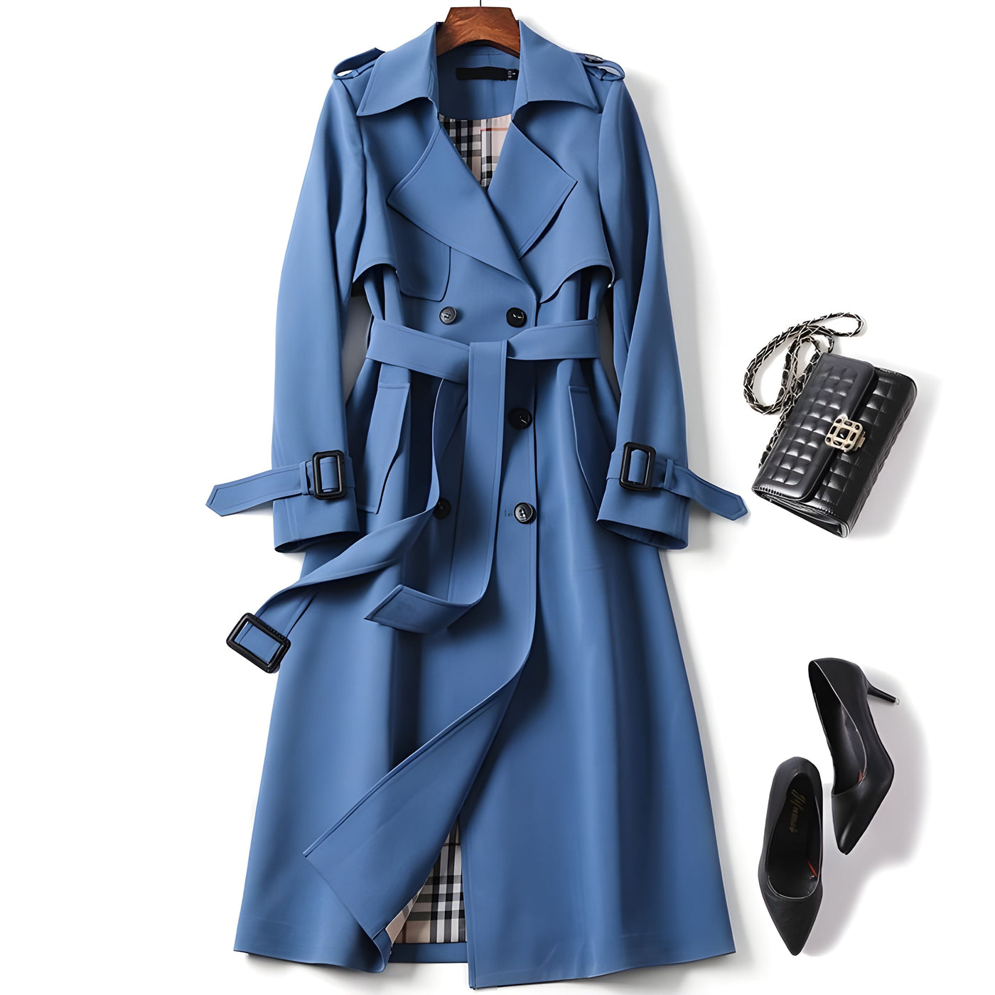 Odette | Elegant Long Trench Coat