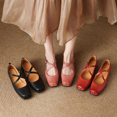 Colleen | Artistic Cross-Strap Flats