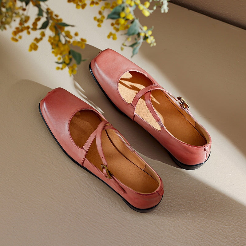 Colleen | Artistic Cross-Strap Flats