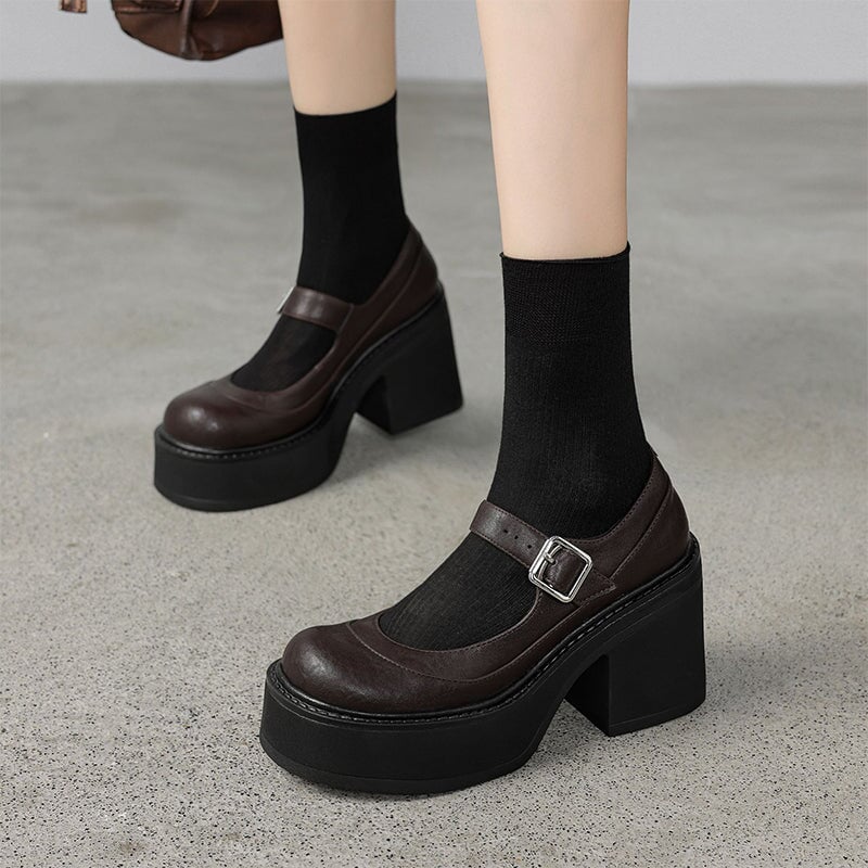 Kiana | Retro Mary Jane Heels