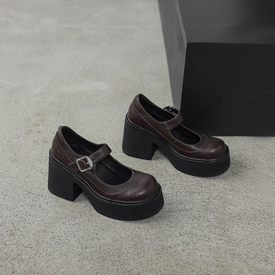Kiana | Retro Mary Jane Heels