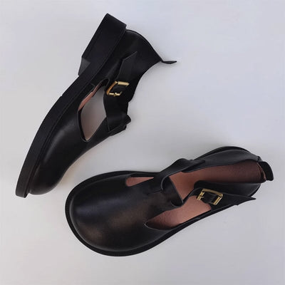 Thérèse | Vintage T-Strap Flats