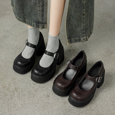 Kiana | Retro Mary Jane Heels