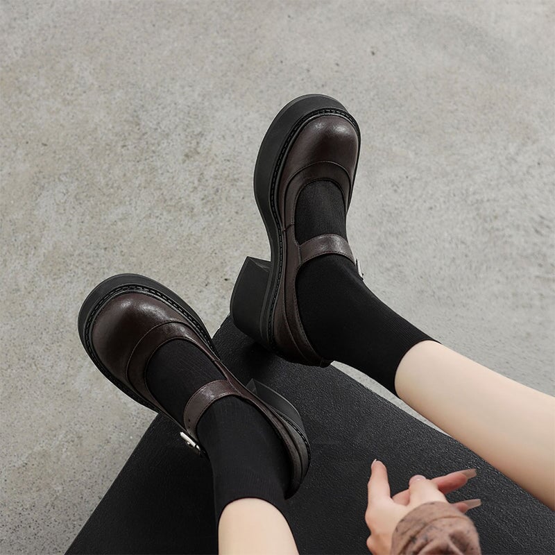 Kiana | Retro Mary Jane Heels